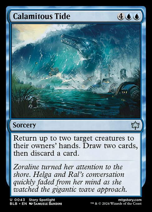 Return up to two target creatures to their owners' hands. Draw two cards, then discard a card.