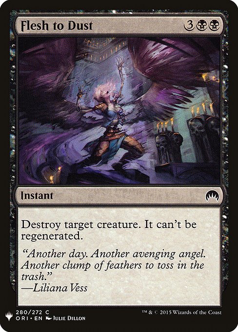 Destroy target creature. It can't be regenerated.