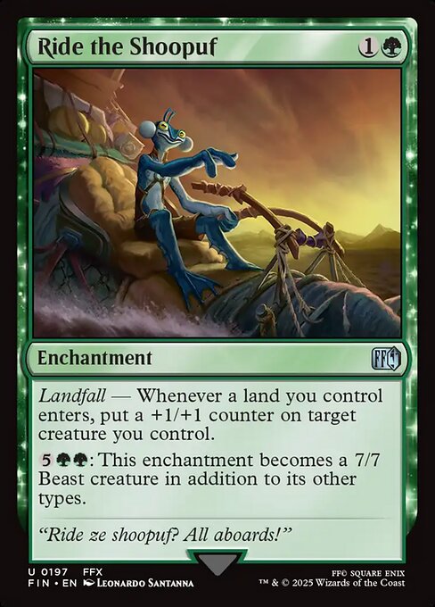 Ride the Shoopuf (Foil)