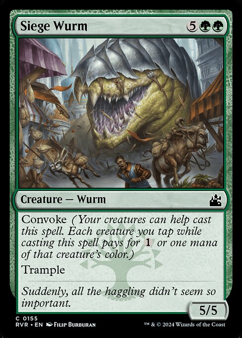 Convoke (Your creatures can help cast this spell. Each creature you tap while casting this spell pays for {1} or one mana of that creature's color.)
Trample