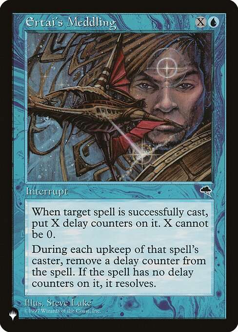 X can't be 0.
Target spell's controller exiles it with X delay counters on it.
At the beginning of each of that player's upkeeps, if that card is exiled, remove a delay counter from it. If the card has no delay counters on it, the player puts it onto the stack as a copy of the original spell.