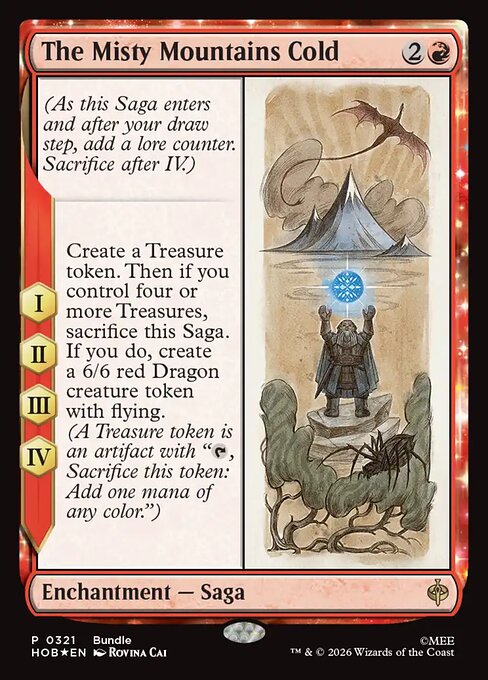 The Misty Mountains Cold (Foil)