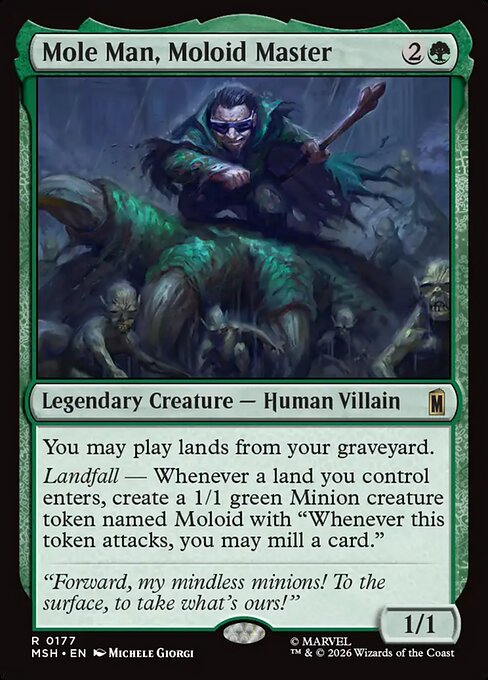 Mole Man, Moloid Master (Foil)