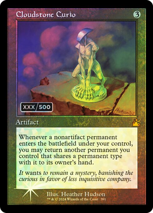 Whenever a nonartifact permanent enters the battlefield under your control, you may return another permanent you control that shares a permanent type with it to its owner's hand.
