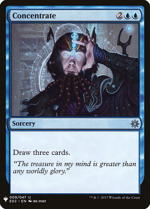 Draw three cards.