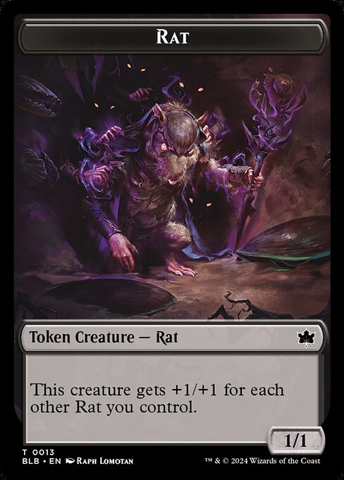 This creature gets +1/+1 for each other Rat you control.