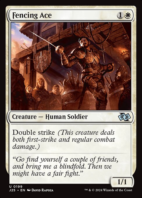 Double strike (This creature deals both first-strike and regular combat damage.)