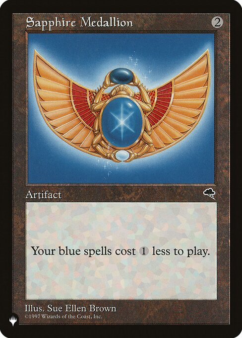 Blue spells you cast cost {1} less to cast.