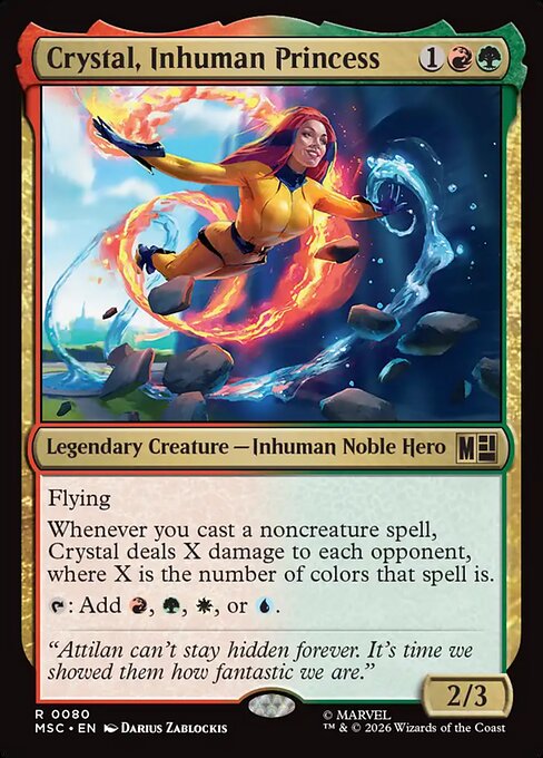 Crystal, Inhuman Princess (Foil)