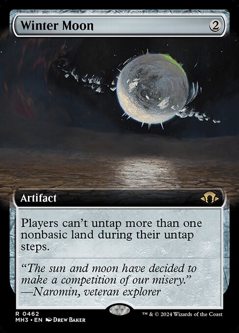 Players can't untap more than one nonbasic land during their untap steps.