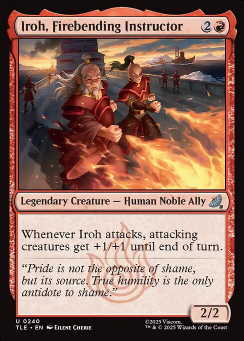 Iroh, Firebending Instructor (Foil)