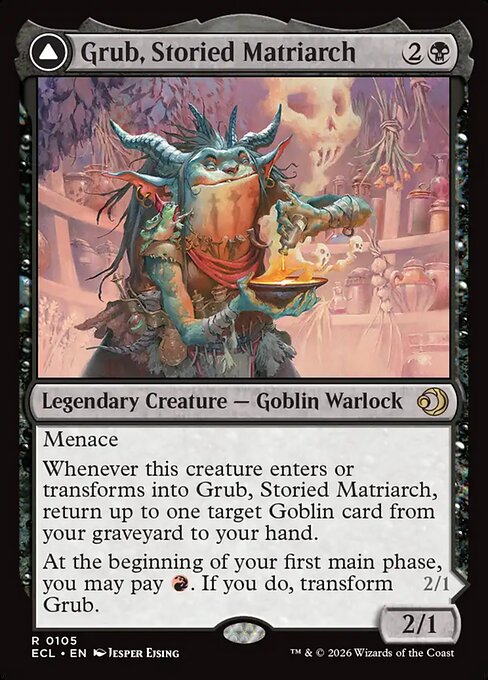 Grub, Storied Matriarch // Grub, Notorious Auntie (ES) (Foil)