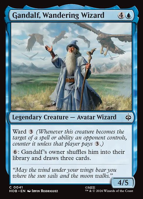 Gandalf, Wandering Wizard (Foil)