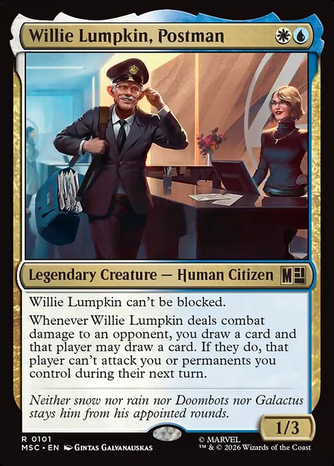 Willie Lumpkin, Postman (Foil)