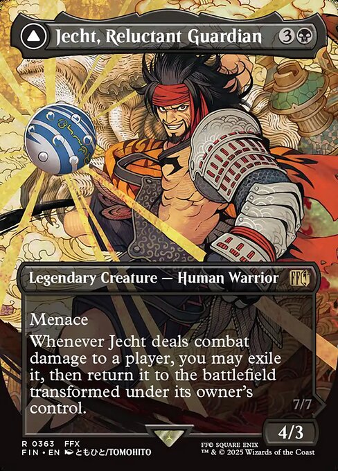 Jecht, Reluctant Guardian // Braska's Final Aeon (Foil)
