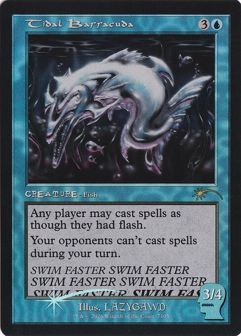 Tidal Barracuda (Foil)