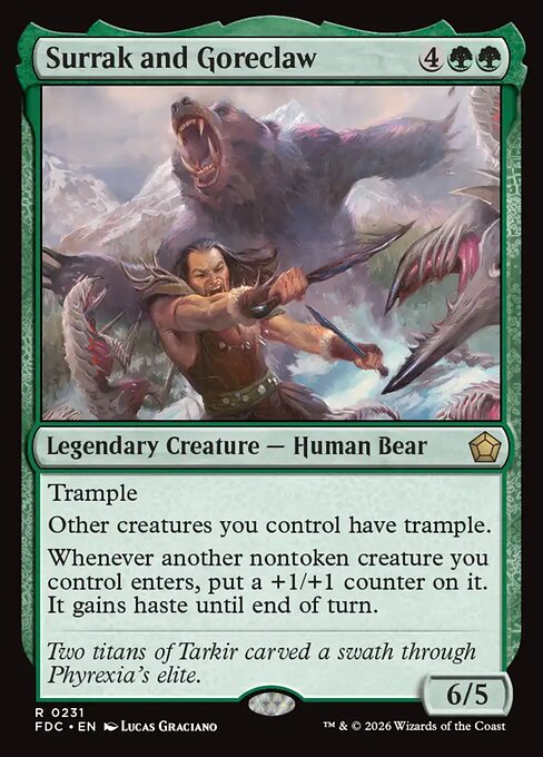 Surrak and Goreclaw (Foil)