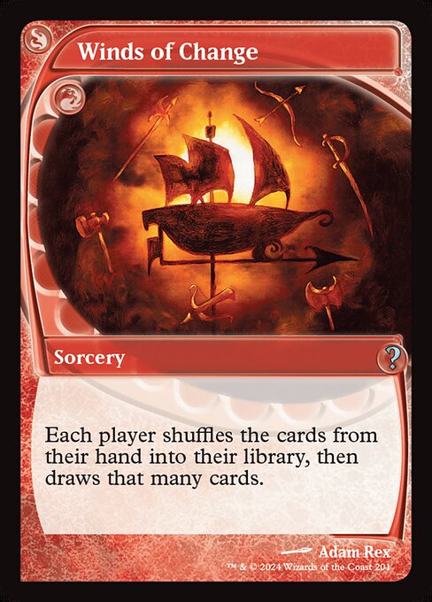 Each player shuffles the cards from their hand into their library, then draws that many cards.