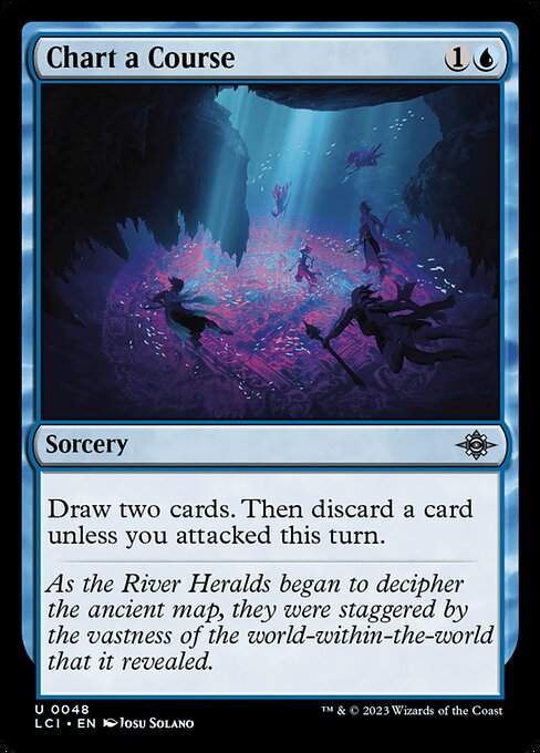 Draw two cards. Then discard a card unless you attacked this turn.