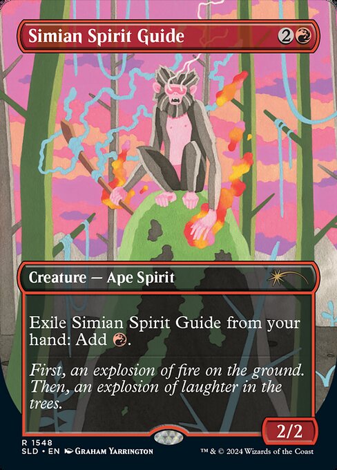 Exile Simian Spirit Guide from your hand: Add {R}.