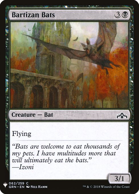 Flying (This creature can't be blocked except by creatures with flying or reach.)