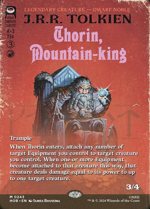 Thorin, Mountain-king (Foil)