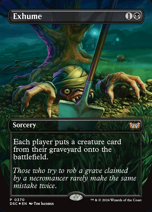 Each player puts a creature card from their graveyard onto the battlefield.