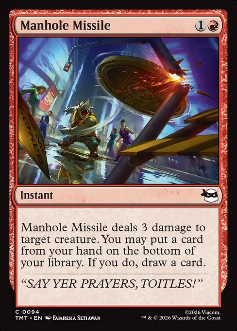 Manhole Missile (Foil)