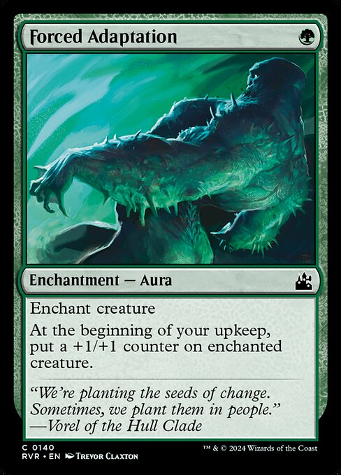 Enchant creature
At the beginning of your upkeep, put a +1/+1 counter on enchanted creature.