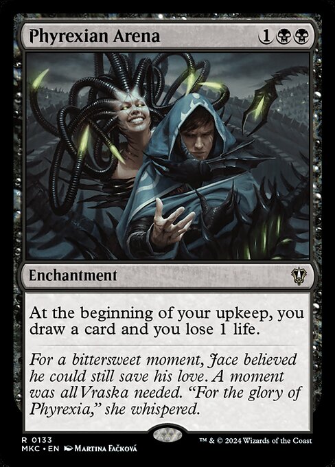 At the beginning of your upkeep, you draw a card and you lose 1 life.