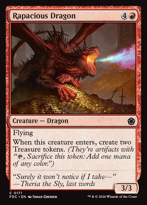 Rapacious Dragon (Foil)