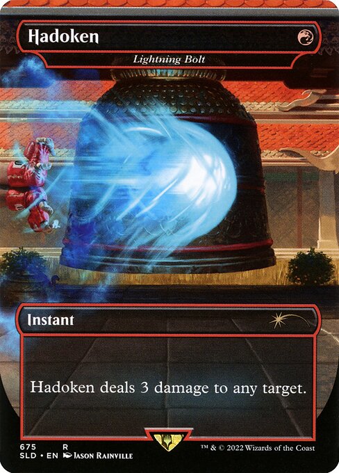 Lightning Bolt deals 3 damage to any target.