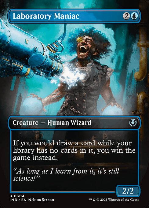 If you would draw a card while your library has no cards in it, you win the game instead.