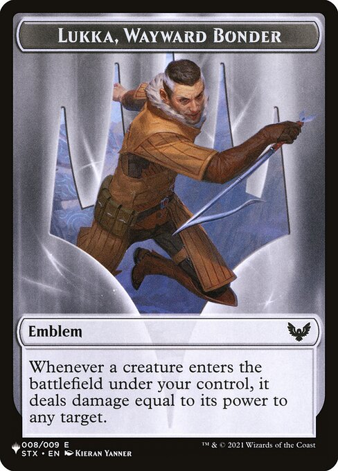 Whenever a creature enters the battlefield under your control, it deals damage equal to its power to any target.