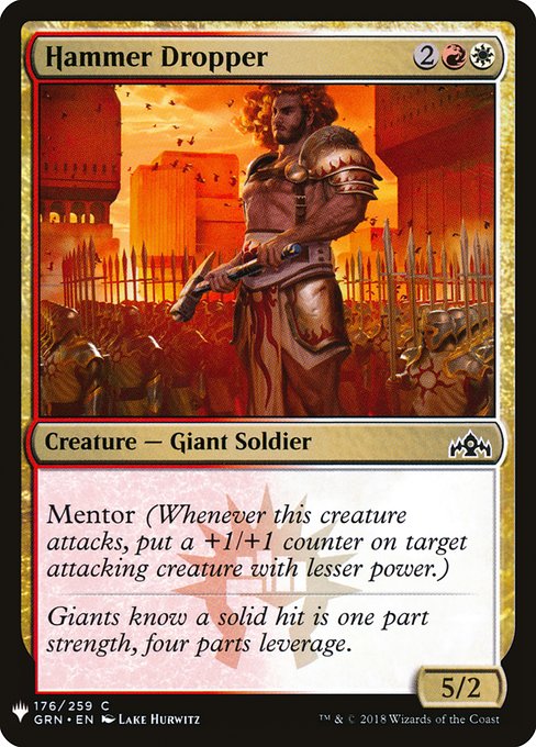 Mentor (Whenever this creature attacks, put a +1/+1 counter on target attacking creature with lesser power.)