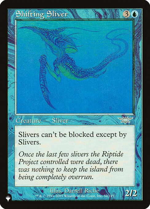 Slivers can't be blocked except by Slivers.