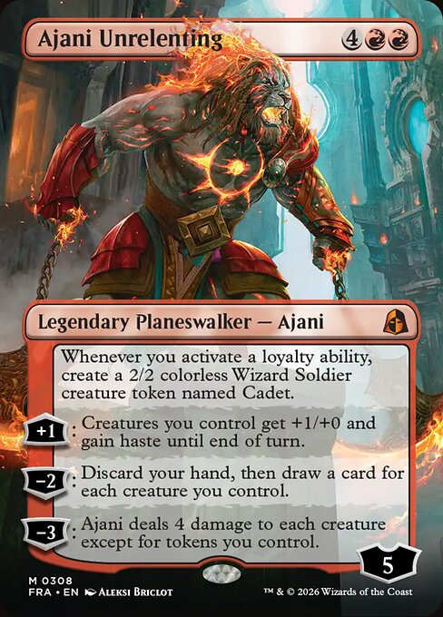 Ajani Unrelenting (Foil)