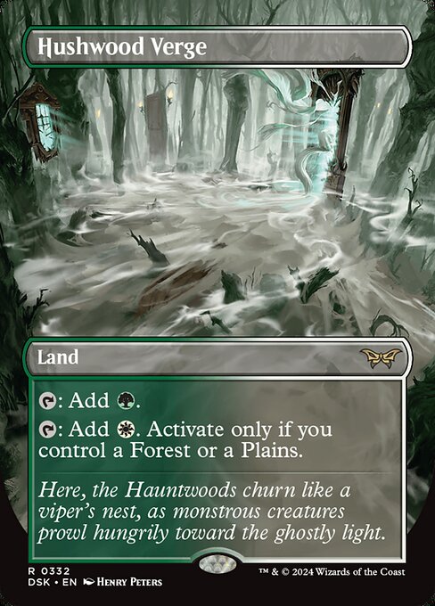 {T}: Add {G}.
{T}: Add {W}. Activate only if you control a Forest or a Plains.