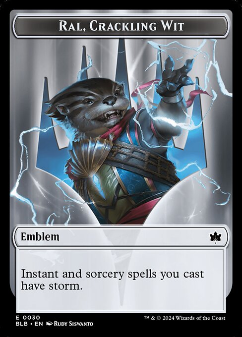 Instant and sorcery spells you cast have storm.