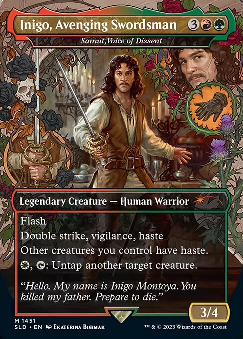 Flash
Double strike, vigilance, haste
Other creatures you control have haste.
{W}, {T}: Untap another target creature.