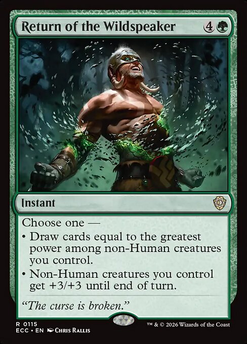 Return of the Wildspeaker (Foil)