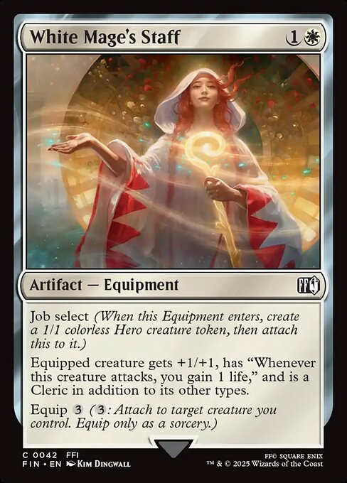 White Mage's Staff (Foil)