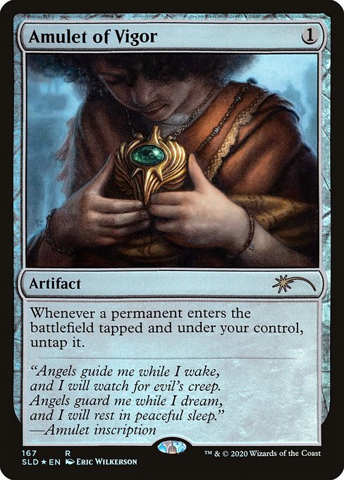 Whenever a permanent enters the battlefield tapped and under your control, untap it.