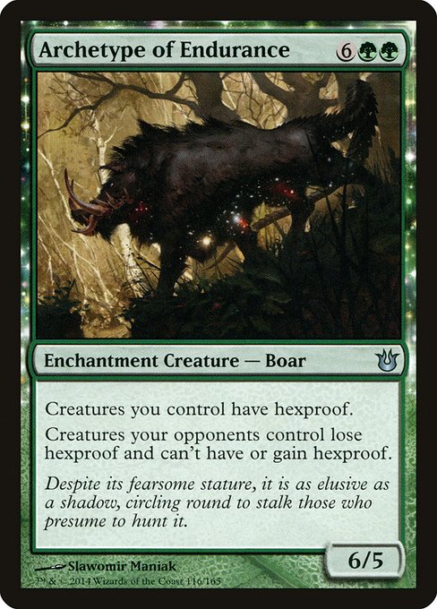 Creatures you control have hexproof.
Creatures your opponents control lose hexproof and can't have or gain hexproof.