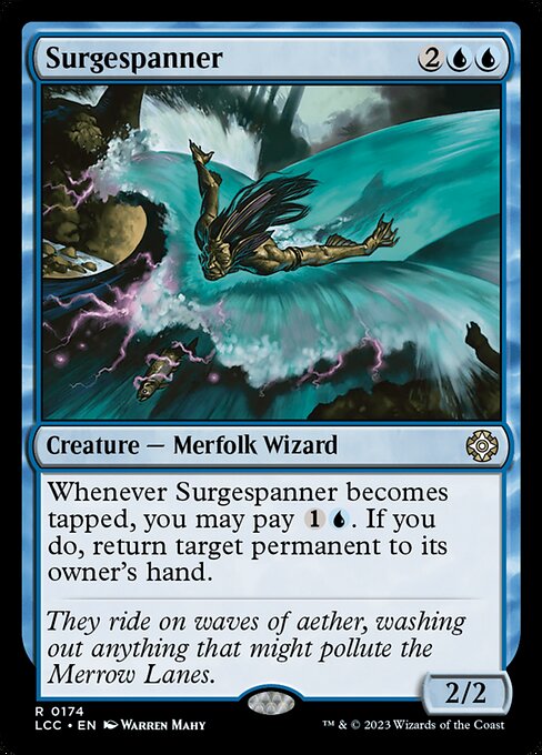 Whenever this creature becomes tapped, you may pay {1}{U}. If you do, return target permanent to its owner's hand.