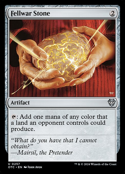 {T}: Add one mana of any color that a land an opponent controls could produce.