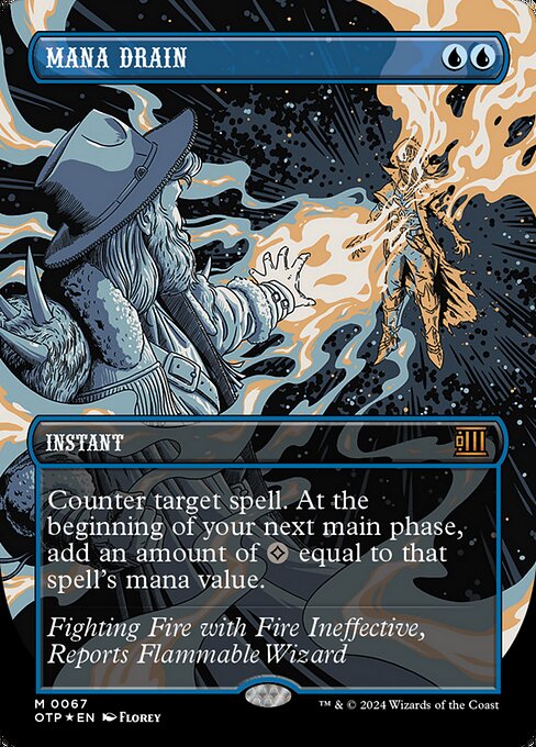 Counter target spell. At the beginning of your next main phase, add an amount of {C} equal to that spell's mana value.