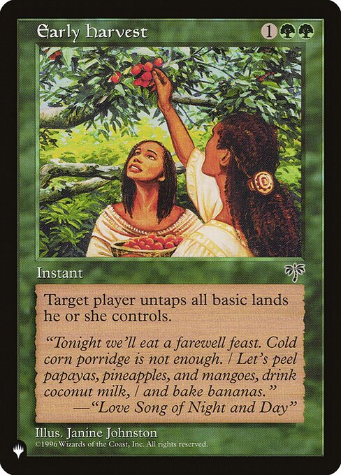 Target player untaps all basic lands they control.