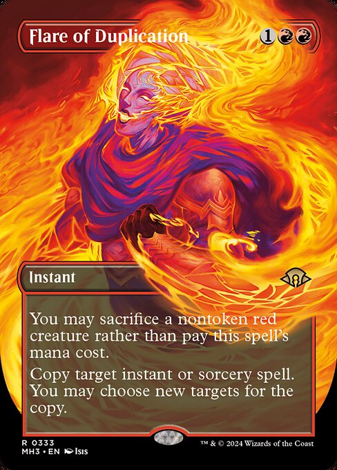 You may sacrifice a nontoken red creature rather than pay this spell's mana cost.
Copy target instant or sorcery spell. You may choose new targets for the copy.