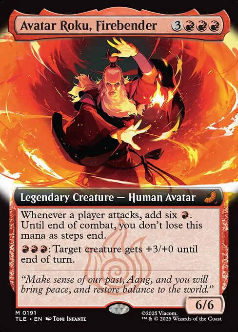 Avatar Roku, Firebender (Foil)